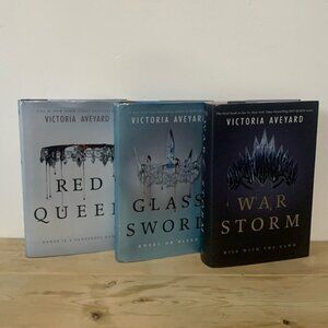 3 Hardcover Red Queen Series Books Written By Victoria Aveyard